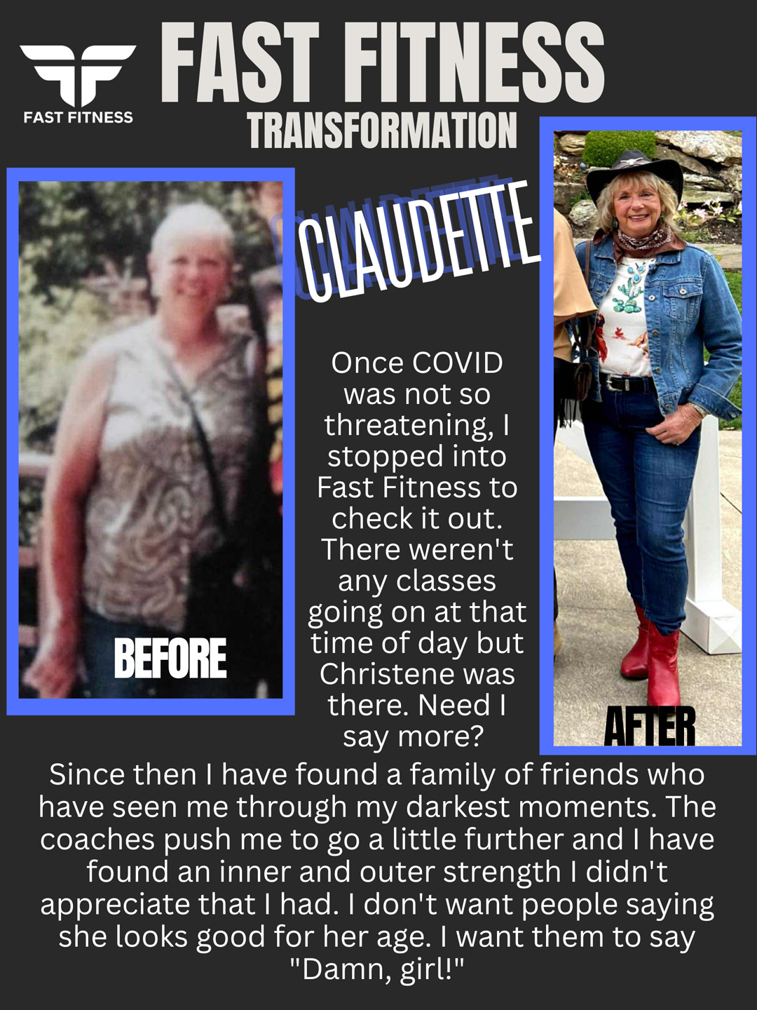 Claudette Transformation Claudette Transformation